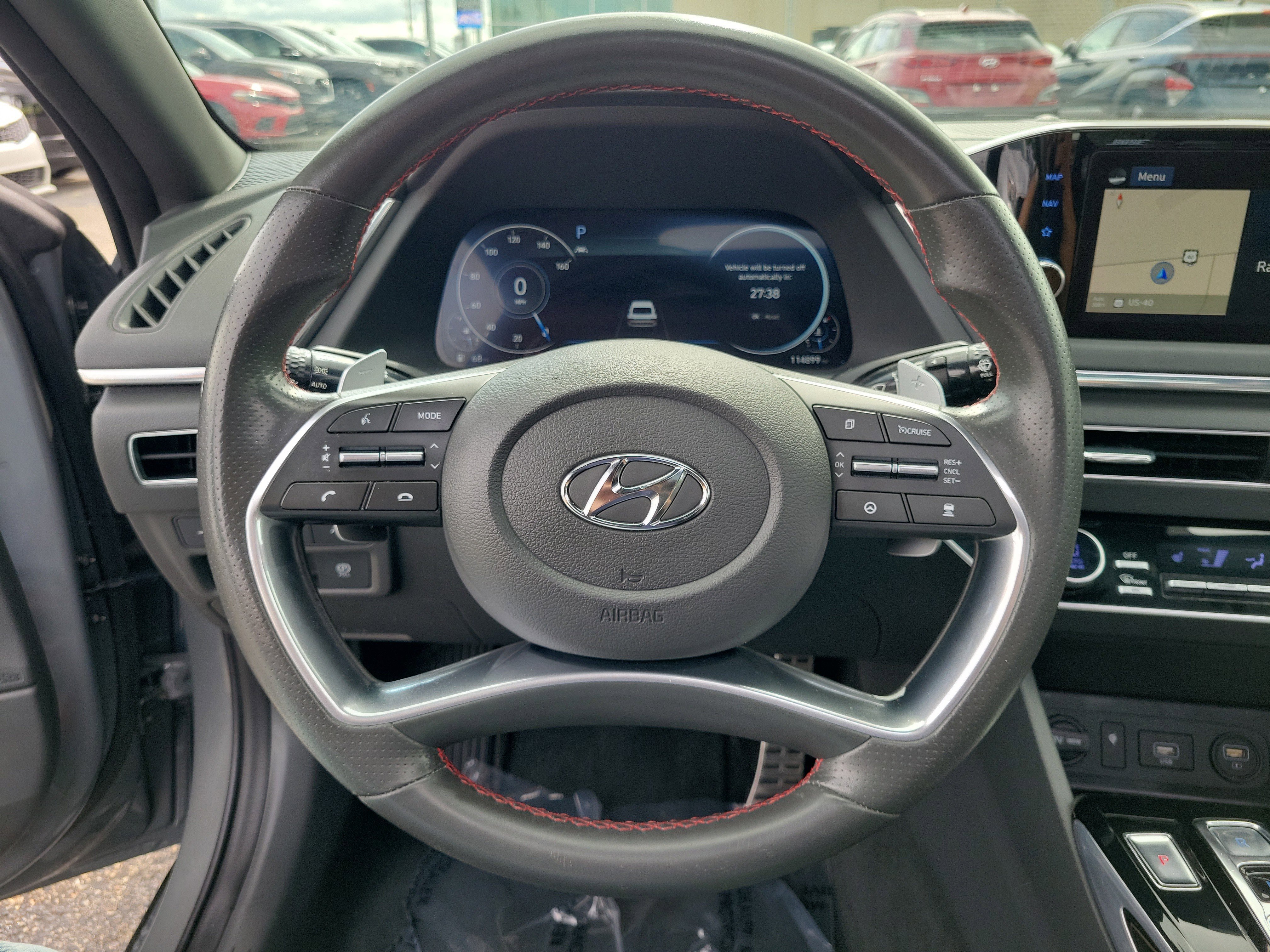 Used 2021 Hampton Gray Hyundai SEL Plus image 21