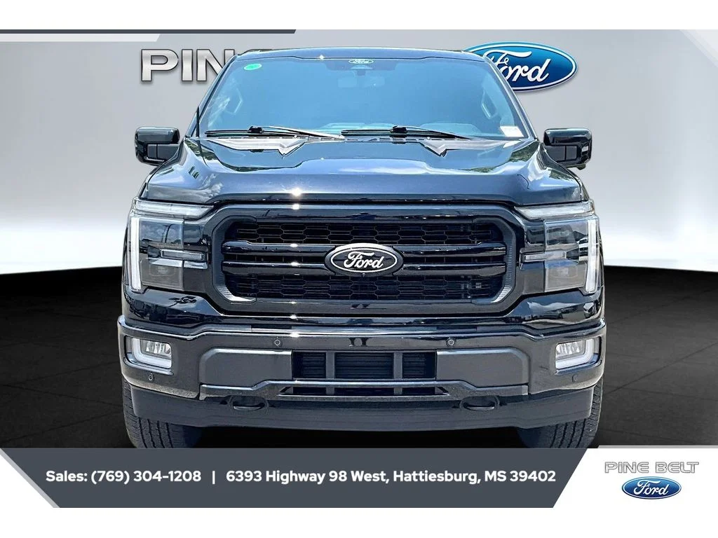 Used 2024 Agate Black Metallic Ford LARIAT image 3