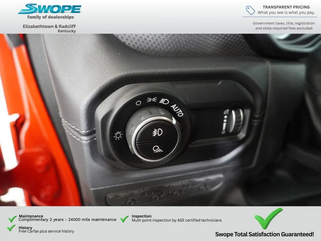 Used 2025 Firecracker Red Clearcoat Jeep Rubicon image 14