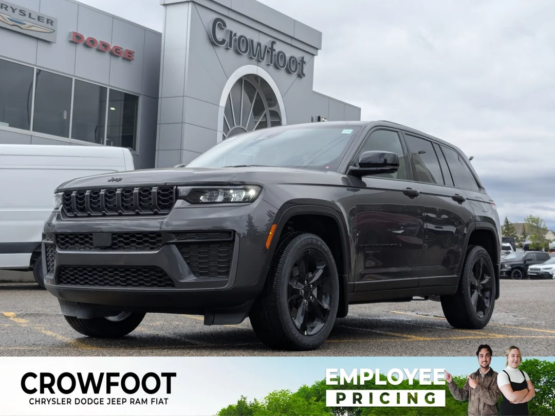 New 2026 Grey Jeep Altitude - - 4x4 - 20 Gloss Black Wheels - Power Sunroof - Trailer Tow Pkg & More! image 1