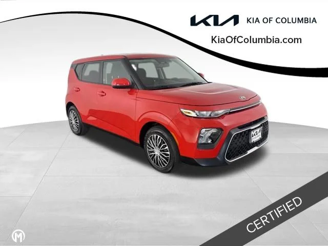 Used 2021 Red Kia LX image 1
