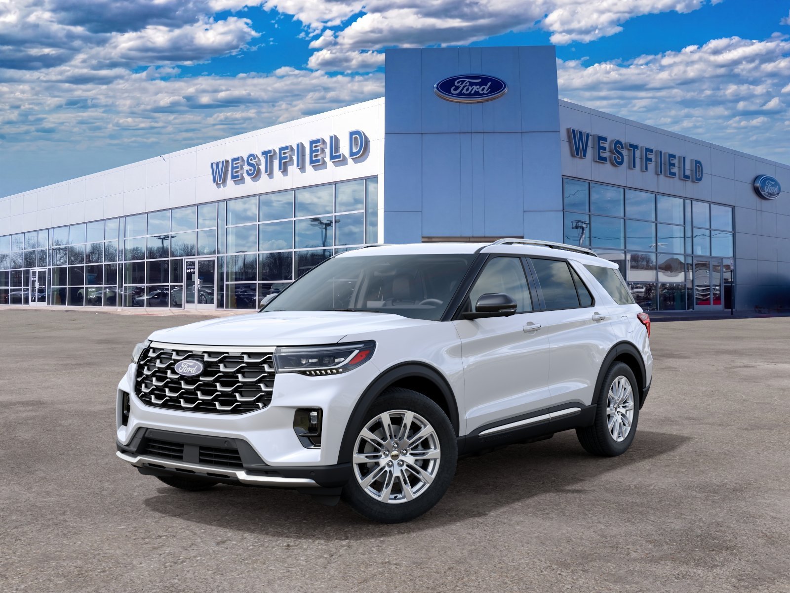 New 2027 Star White Metallic Tri-Coat Ford Platinum™ image 25