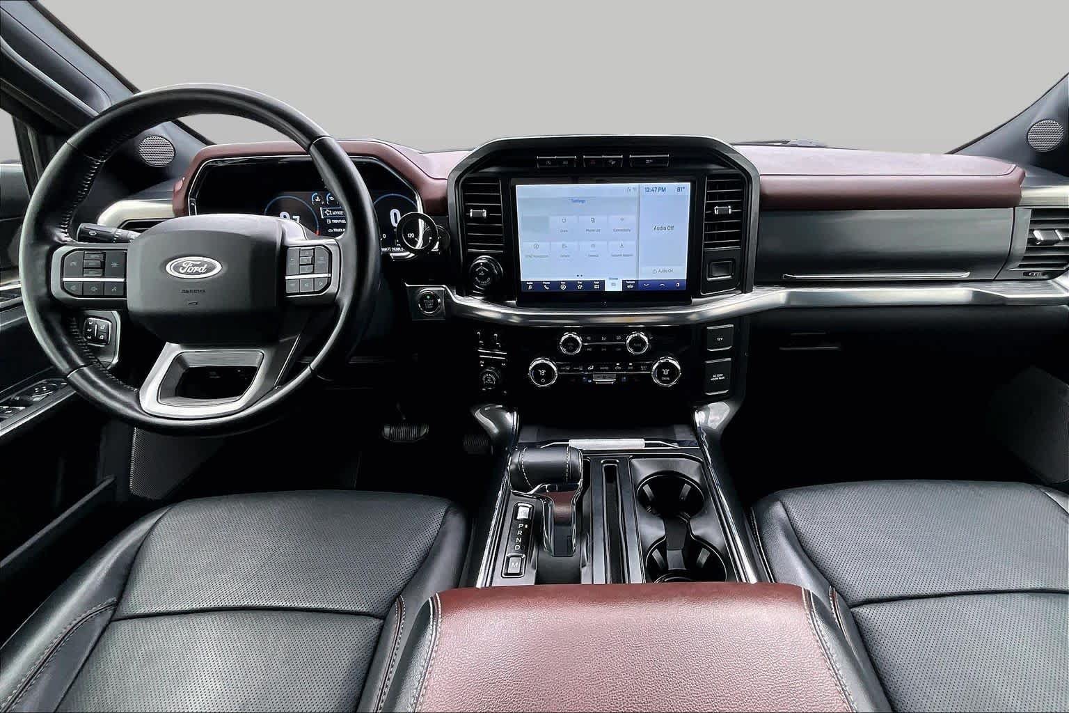 Used 2021 Carbonized Gray Metallic Ford LARIAT image 16