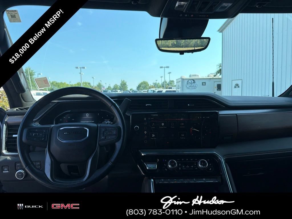 Used 2025 White Frost Tricoat GMC Denali Ultimate DRW image 14