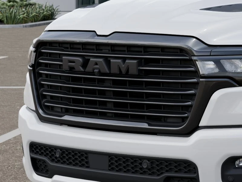 New 2027 Bright White Clear-Coat Exterior Paint RAM Laramie image 38