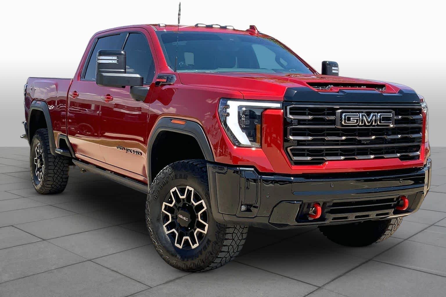 Used 2025 Volcanic Red Tintcoat GMC AT4X image 3