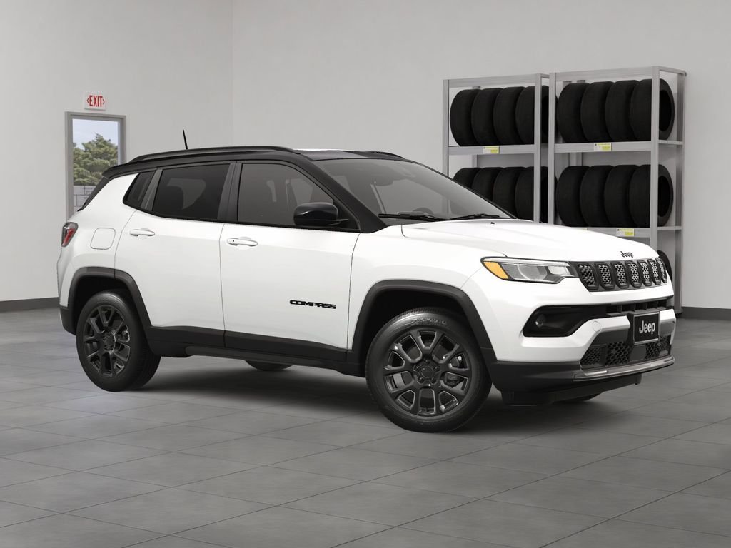 New 2024 Bright White Clear-Coat Exterior Paint Jeep Latitude image 7
