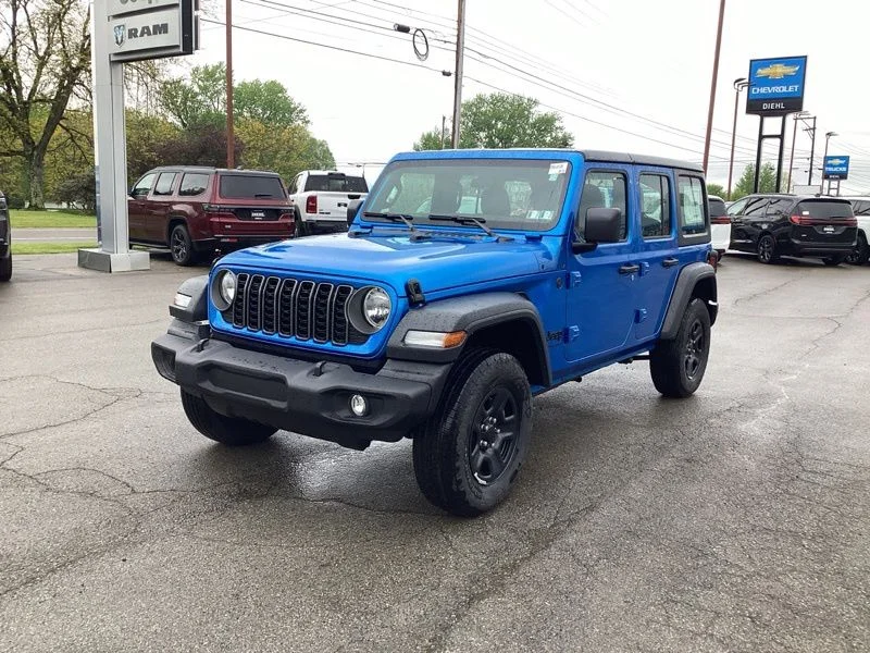 New 2026 Hydro Blue Pearl-Coat Exterior Paint Jeep Sport image 3