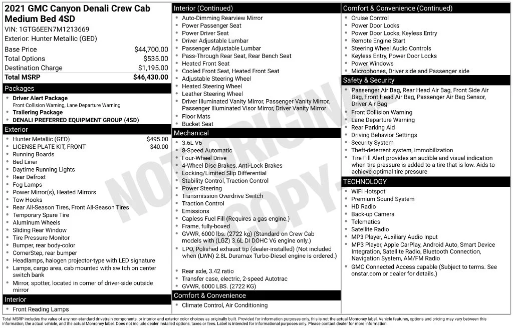 Used 2021 Green GMC Denali image 10