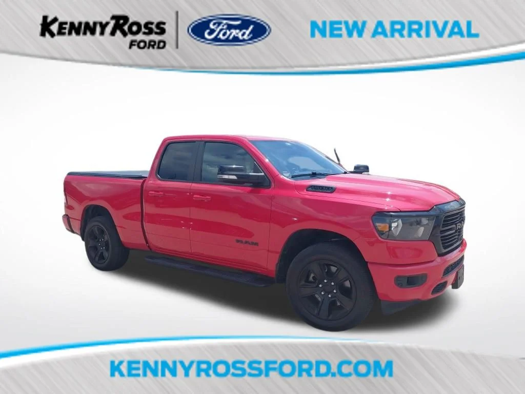 Used 2021 Flame Red Clearcoat Ram Big Horn/Lone Star image 1