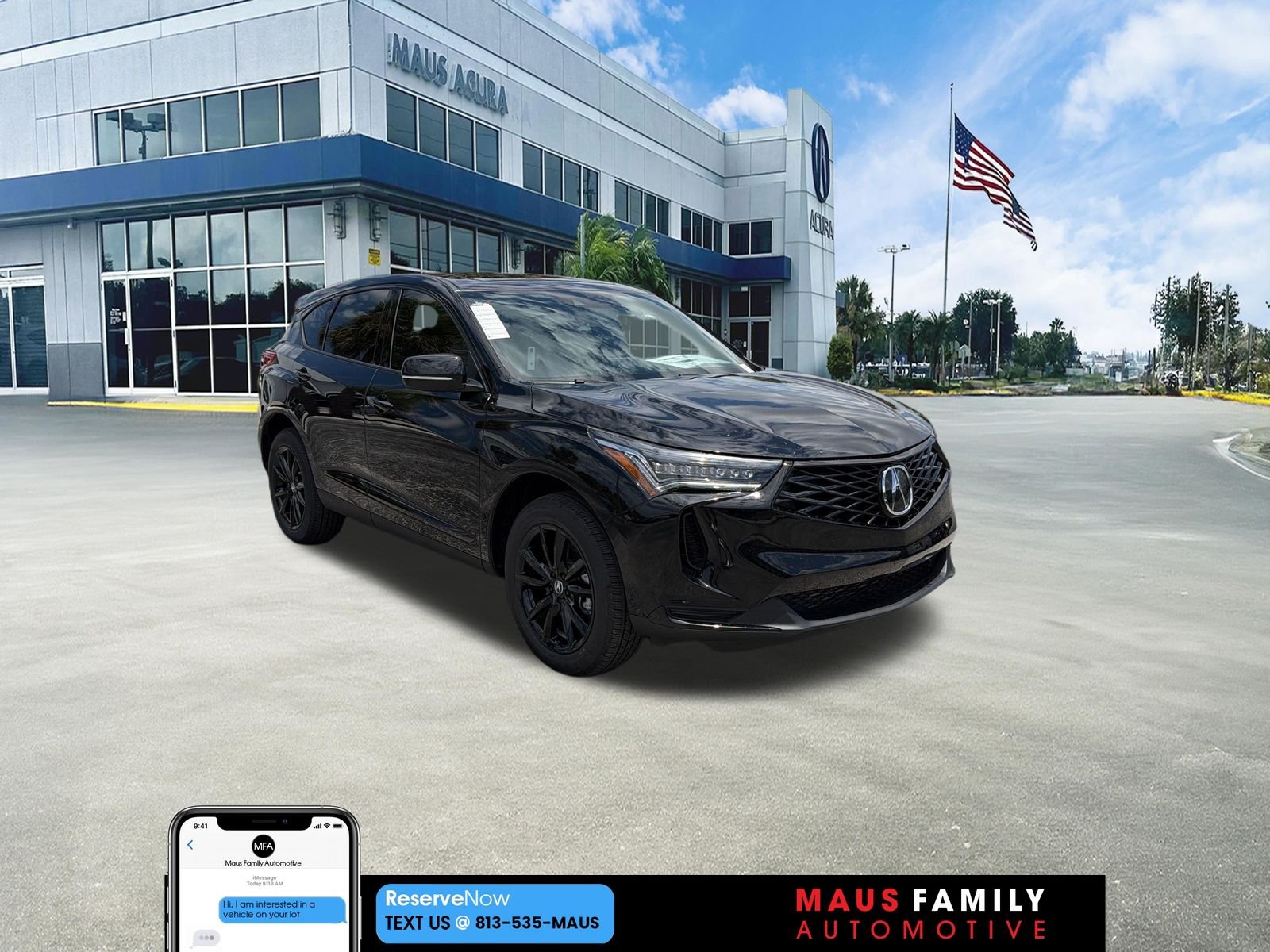 New 2026 Majestic Black Pearl Acura Base image 1
