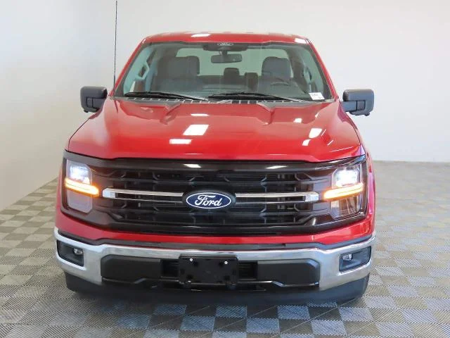 Used 2024 Rapid Red Metallic Tinted Clearcoat Ford XLT Crew Cab image 29