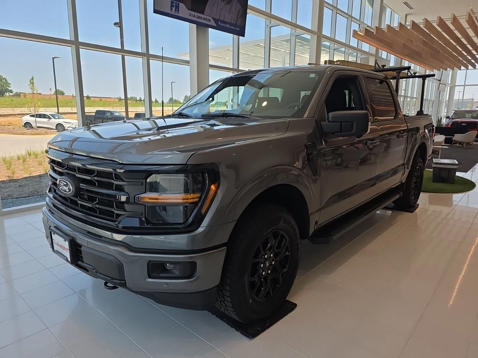 New 2026 Carbonized Gray Metallic Ford XLT image 1