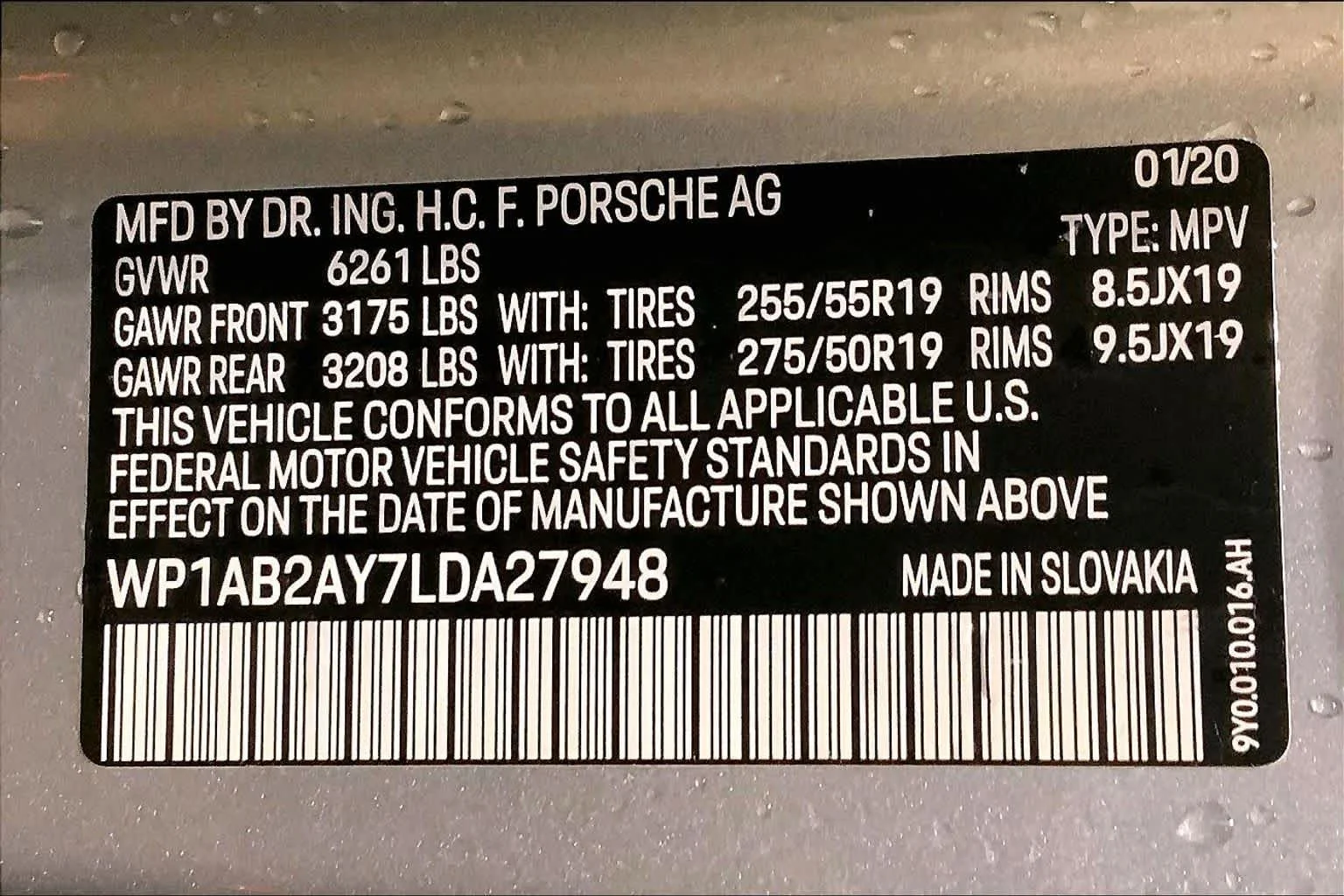 Used 2020 Dolomite Silver Metallic Porsche S image 54