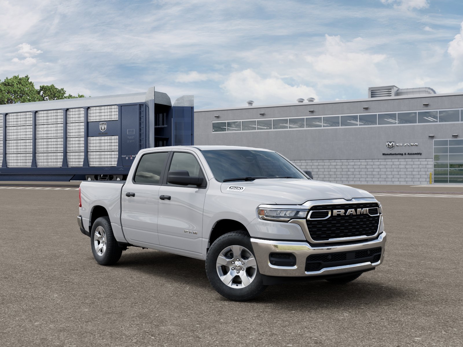 New 2026 Bright White Clear-Coat Exterior Paint RAM Tradesman image 3