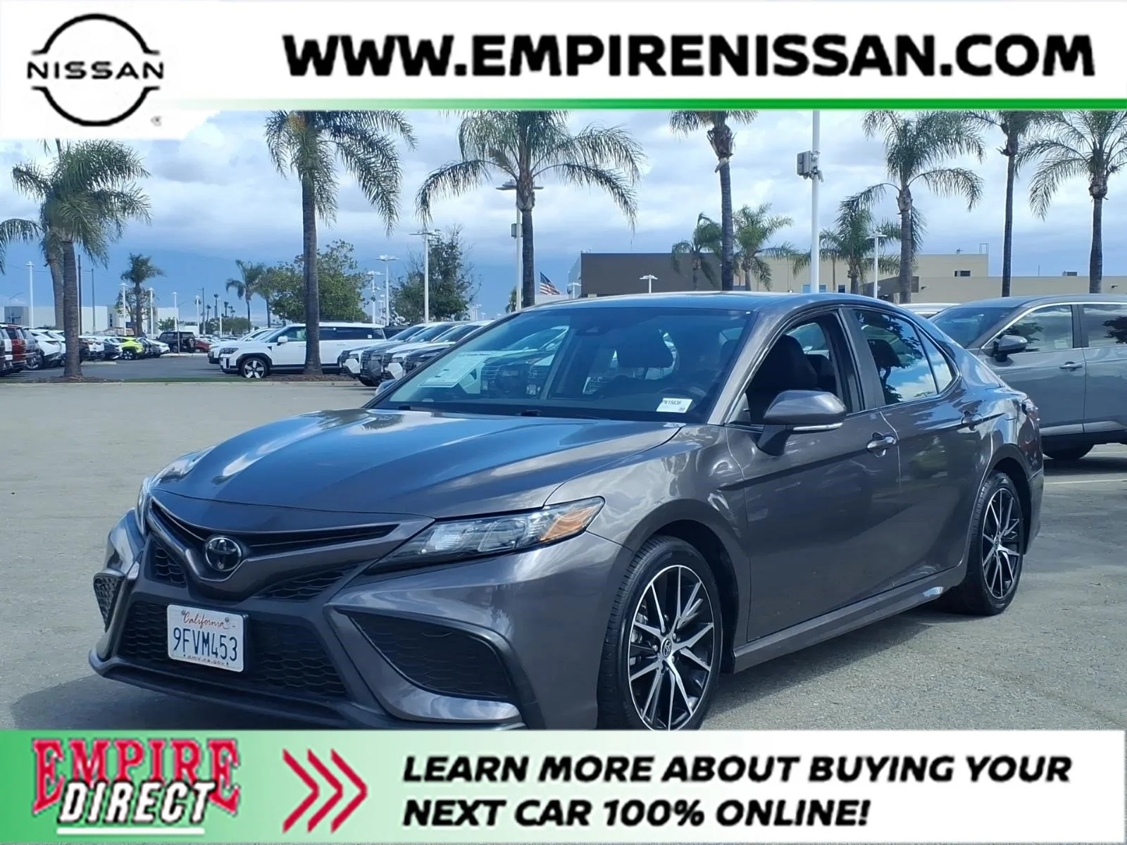 Used 2023 Predawn Gray Mica Toyota SE image 1