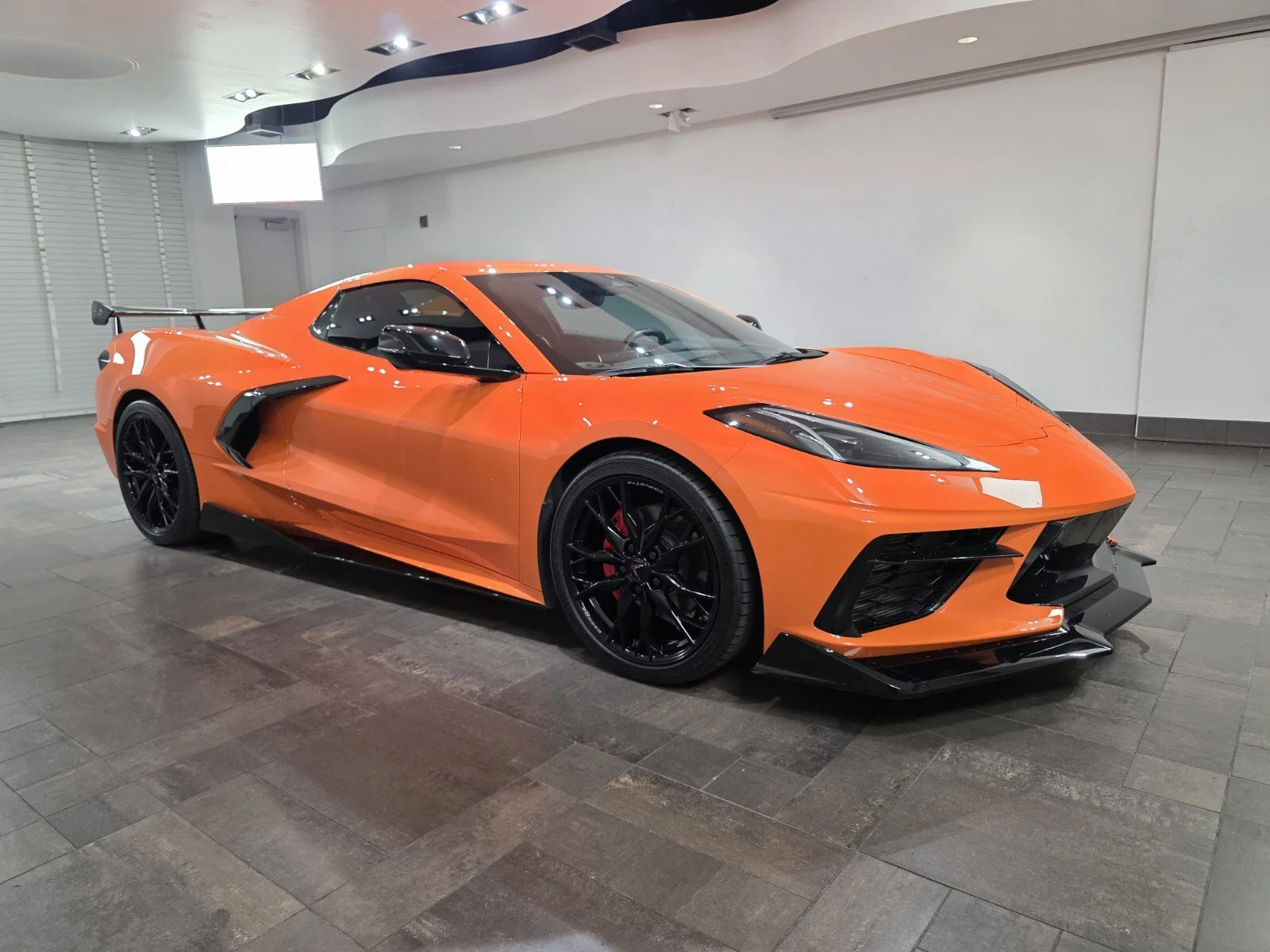 Used 2024 Amplify Orange Tintcoat Chevrolet Stingray Convertible 2LT image 20