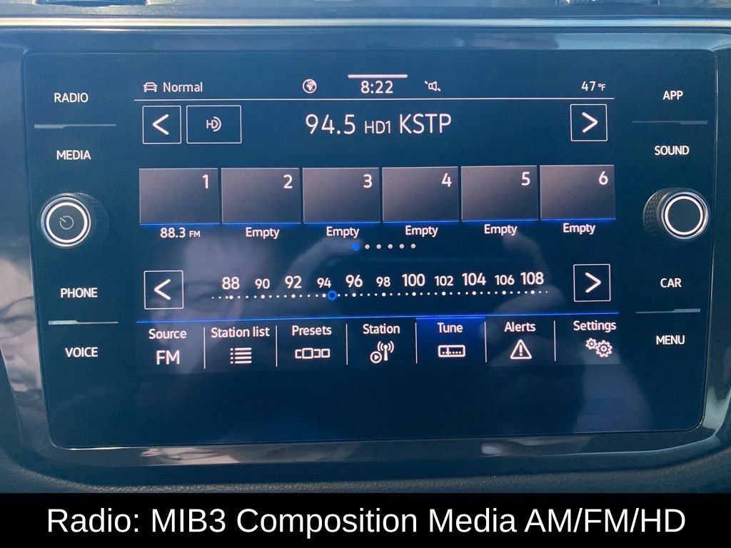 Used 2021 Volkswagen Tiguan SE R-LINE BLACK with VIN 3VV2B7AXXMM093637 for sale in Monticello, Minnesota