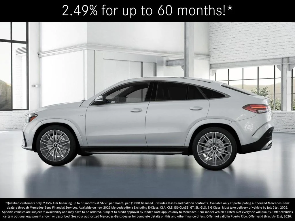 New 2026 MANUFAKTUR Moonlight White Metallic Mercedes-Benz AMG® GLE 53 4MATIC+ Coupe image 33