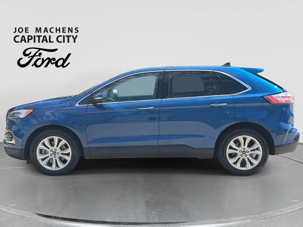 Used 2020 Blue Ford Titanium image 8