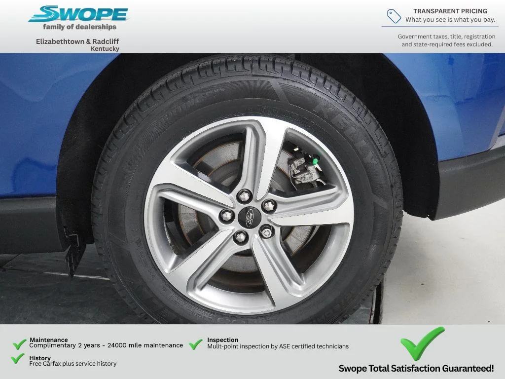 Certified Used 2023 Atlas Blue Ford SEL image 35