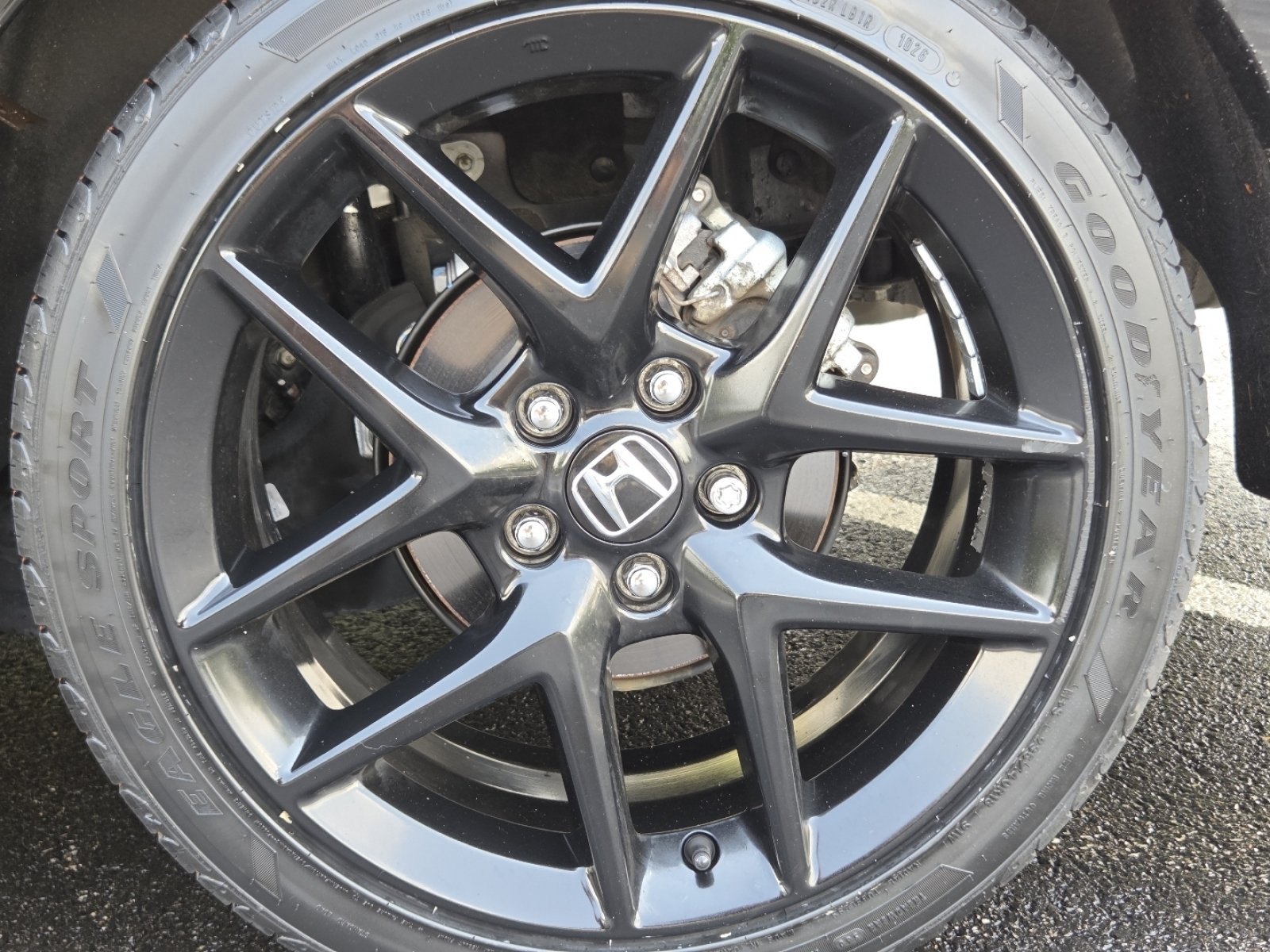 Certified Used 2024 Crystal Black Pearl Honda Sport image 13