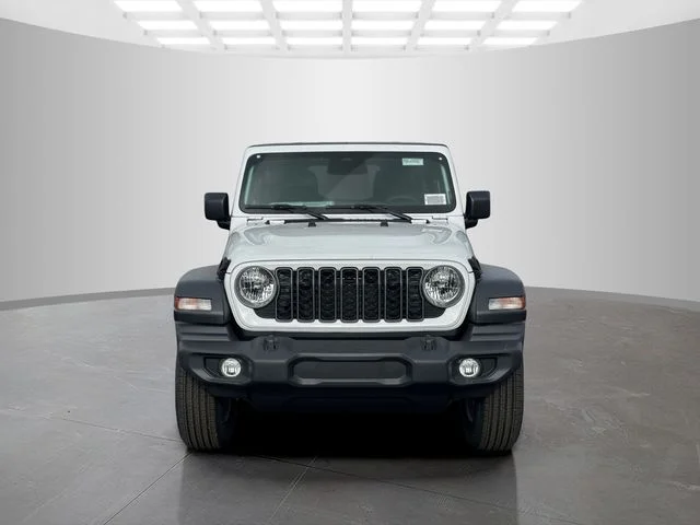 New 2026 Bright White Clear-Coat Exterior Paint Jeep Sport S image 2