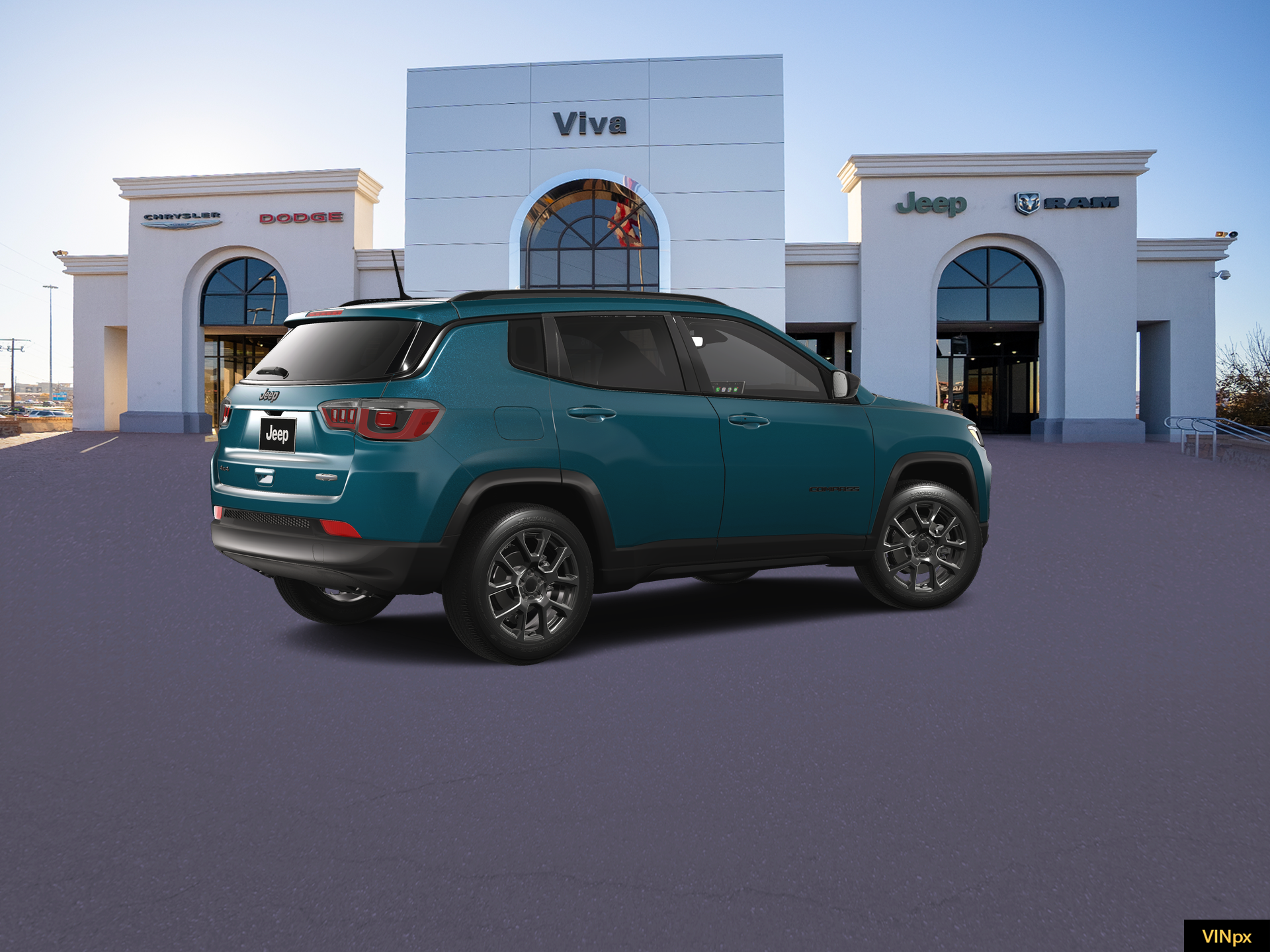 New 2026 Fathom Blue Pearl-Coat Exterior Paint Jeep Latitude image 20