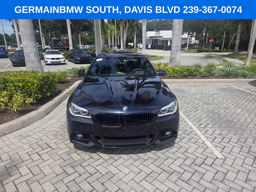 Used 2014 BMW 5 Series 535i with VIN WBA5B3C57ED536577 for sale in Naples, FL