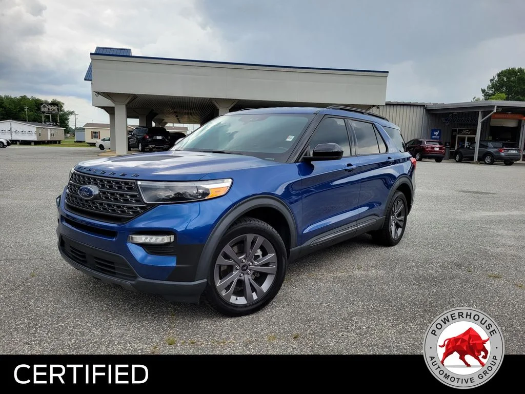 Used 2022 Blue Ford XLT image 1