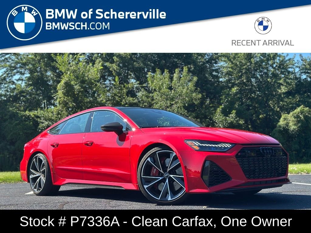 Used 2023 Red Audi 4.0T image 1