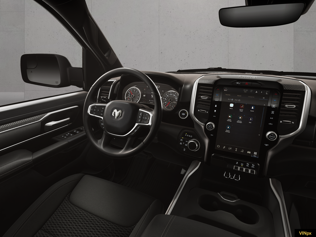 New 2026 Diamond Black Crystal Pearl-Coat Exterior Paint RAM Big Horn/Lone Star image 14