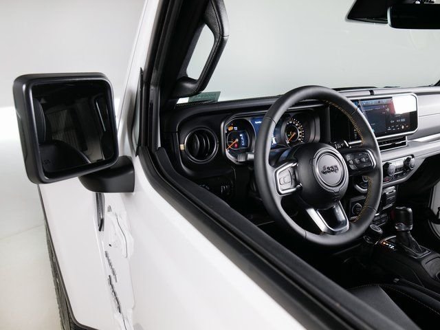 Used 2024 Bright White Clearcoat Jeep Sahara image 25