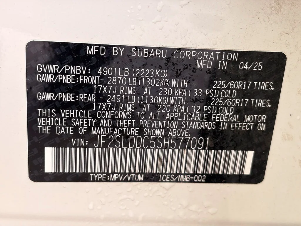 Certified Used 2025 White Subaru Premium image 19
