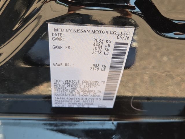 New 2026 Black Nissan 2.5 SV image 6