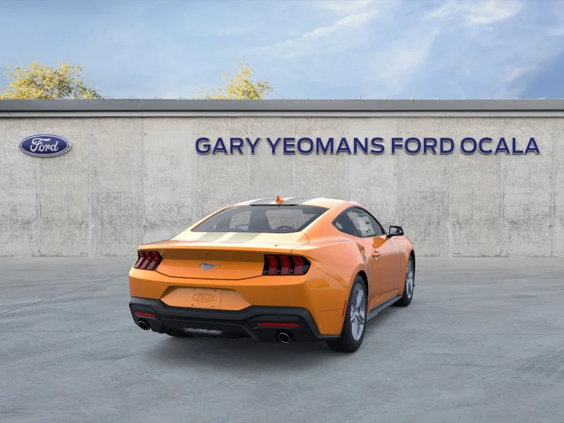 New 2026 Orange Fury Metallic Tri-coat Ford EcoBoost® Premium Fastback image 8