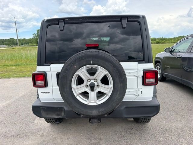 Used 2023 Bright White Clearcoat Jeep Sport S image 9