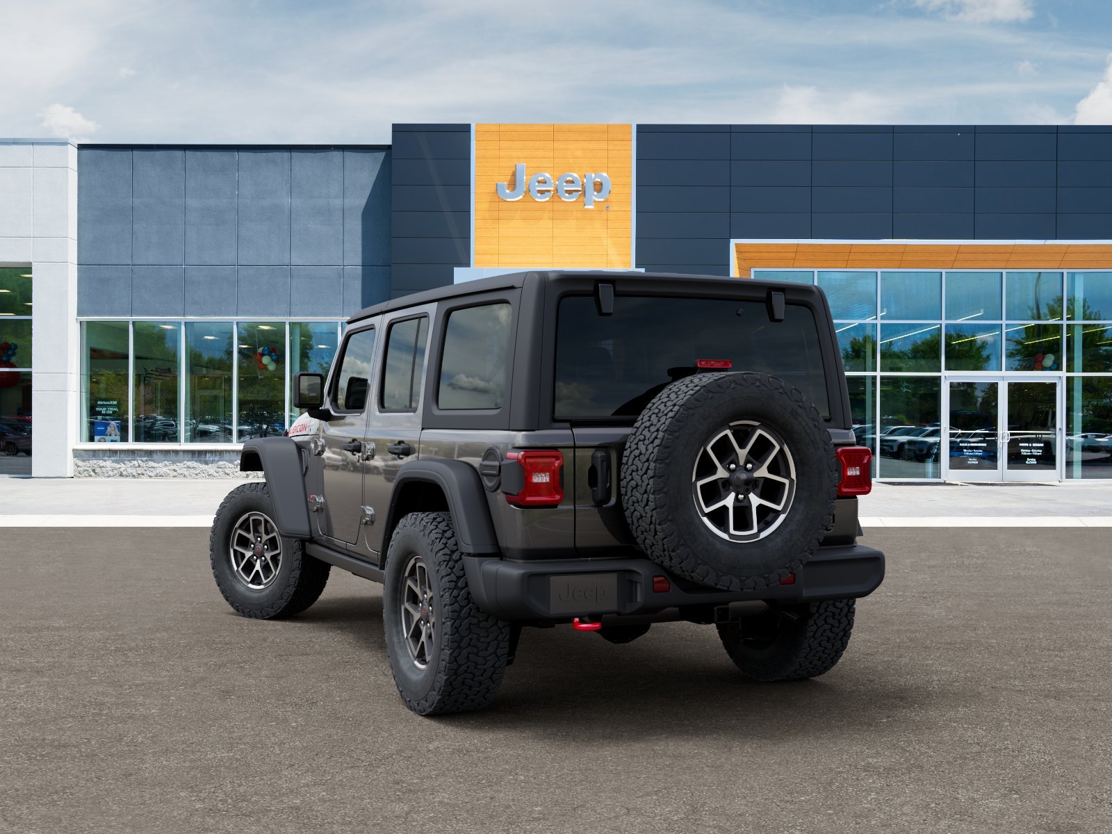 New 2026 Granite Crystal Metallic Clear-Coat Exterior Paint Jeep Rubicon image 29