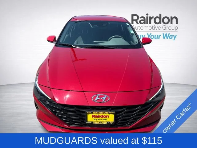 Used 2023 Scarlet Red Pearl Hyundai SEL image 3