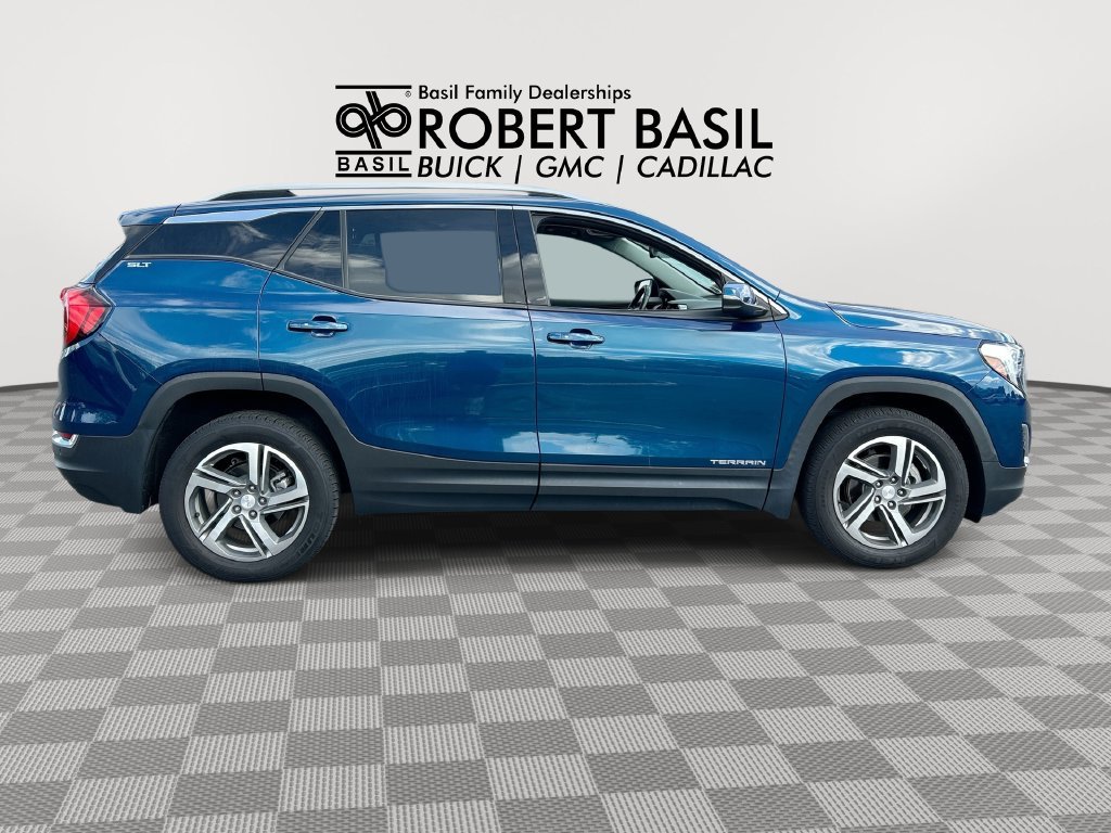 Used 2021 Blue GMC SLT image 9