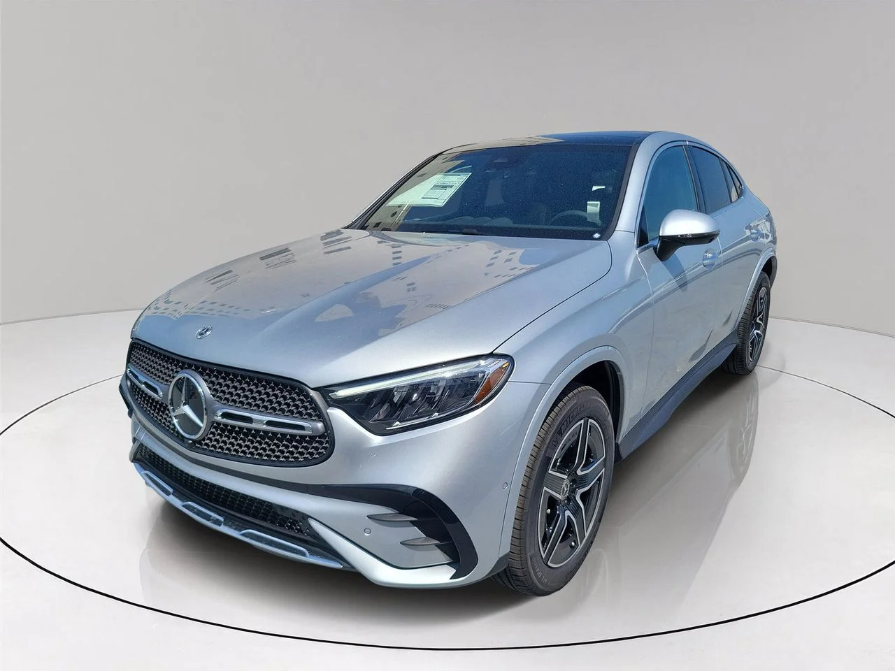 New 2026 Silver Mercedes-Benz GLC 300 Coupe image 3