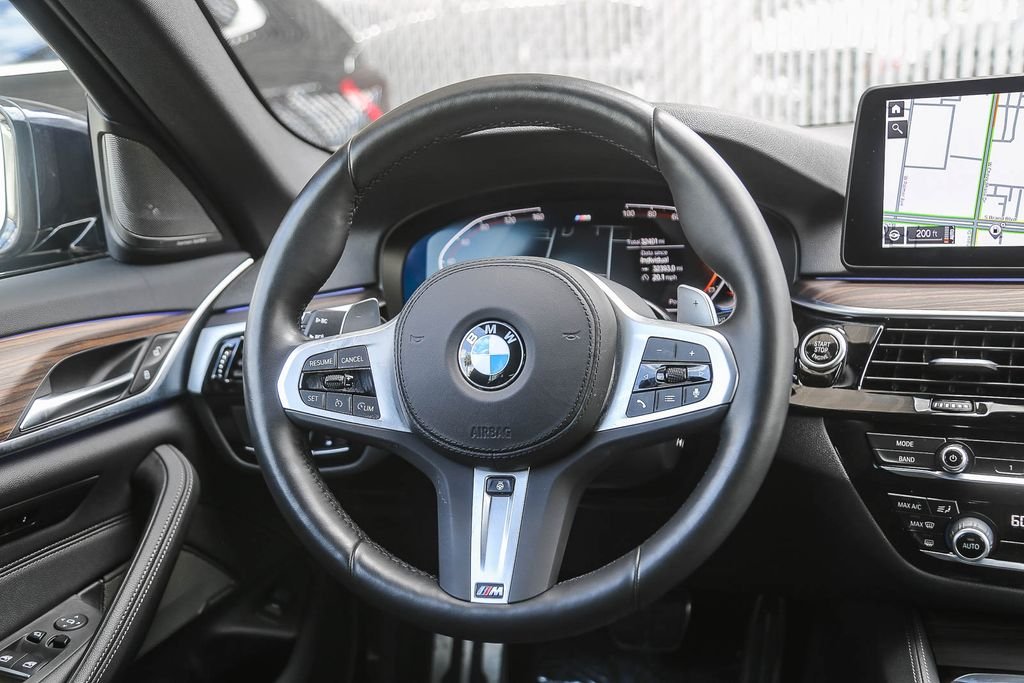 Certified Used 2023 Carbon Black Metallic BMW 540i image 12