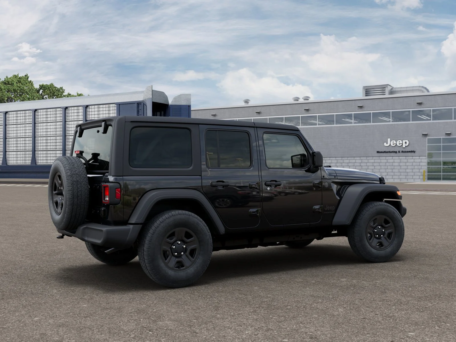 New 2026 Black Clear-Coat Exterior Paint Jeep Sport image 4