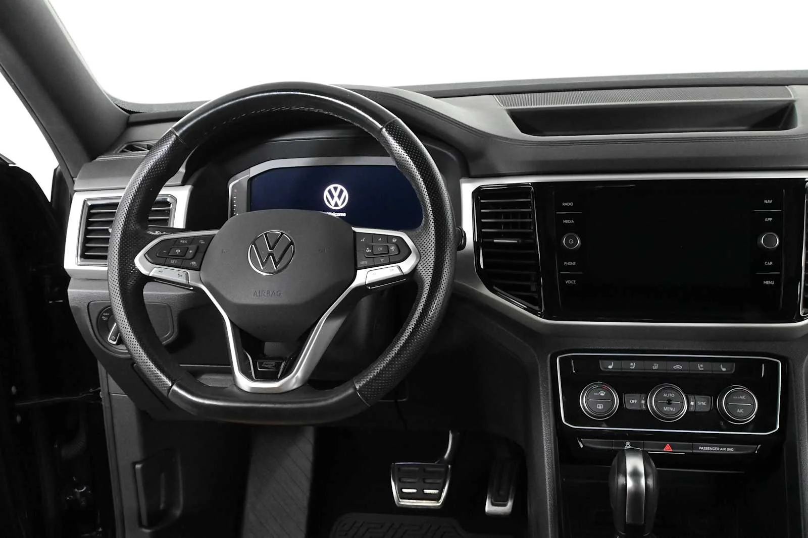 Certified Used 2023 Deep Black Pearl Volkswagen 3.6L V6 SEL Premium R-Line image 3