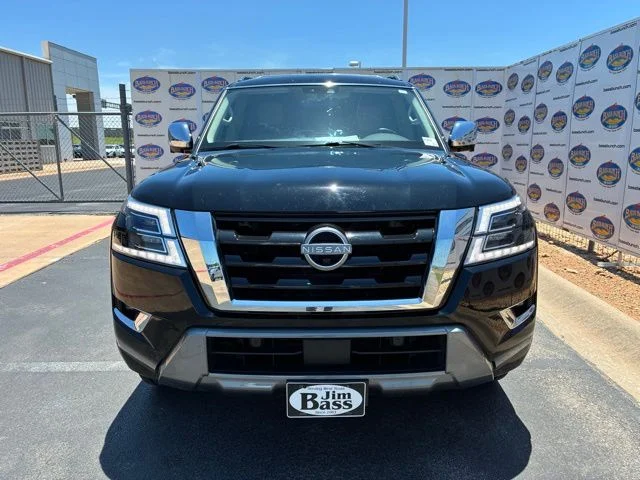 Certified Used 2024 Super Black Nissan Platinum image 3