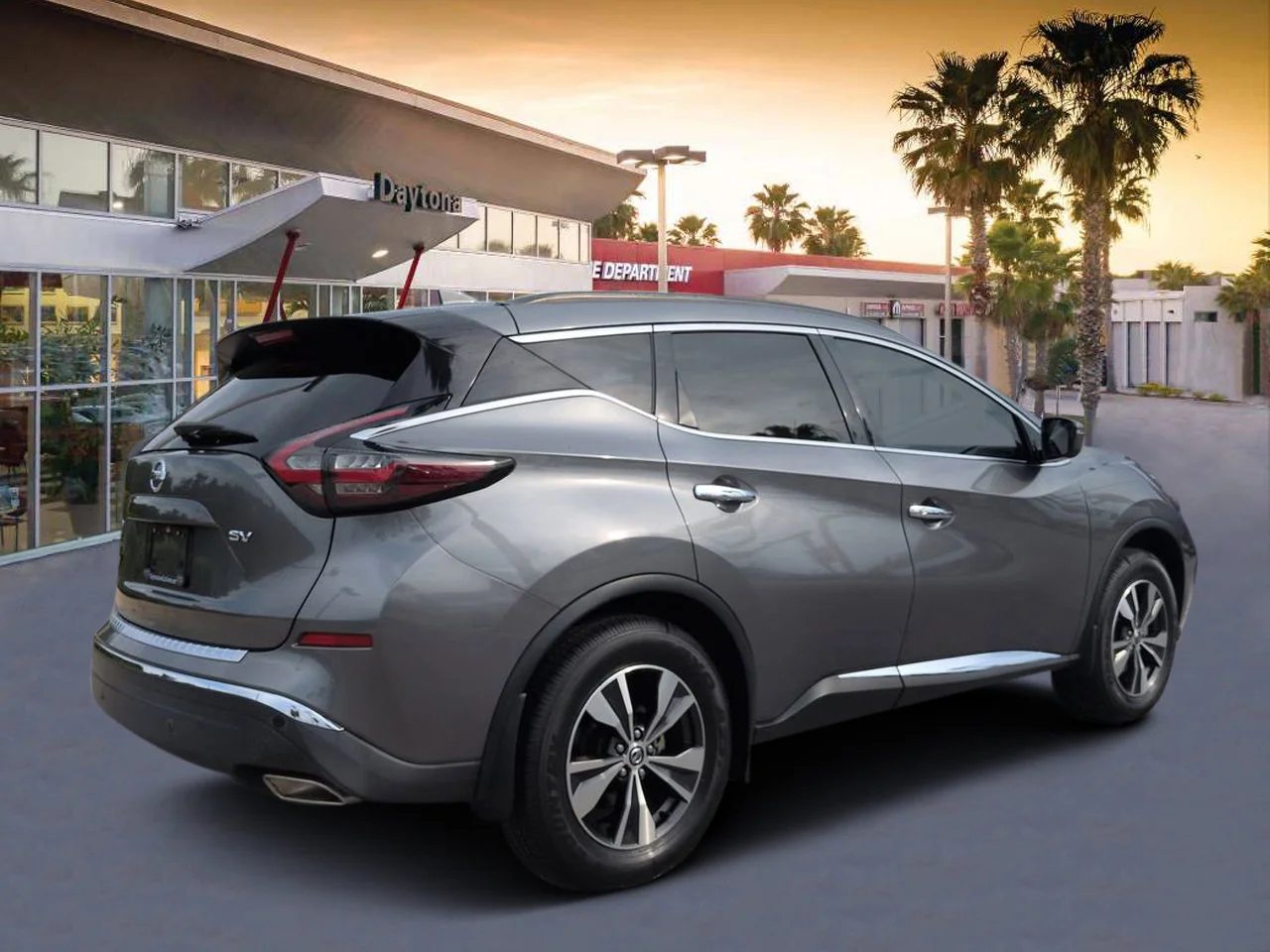 Used 2022 Gun Metallic Nissan SV image 3