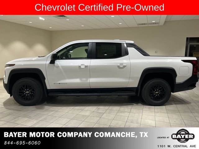 Certified 2024 Chevrolet Silverado EV Work Truck with VIN 1GC10VEL3RU206553 for sale in Comanche, TX