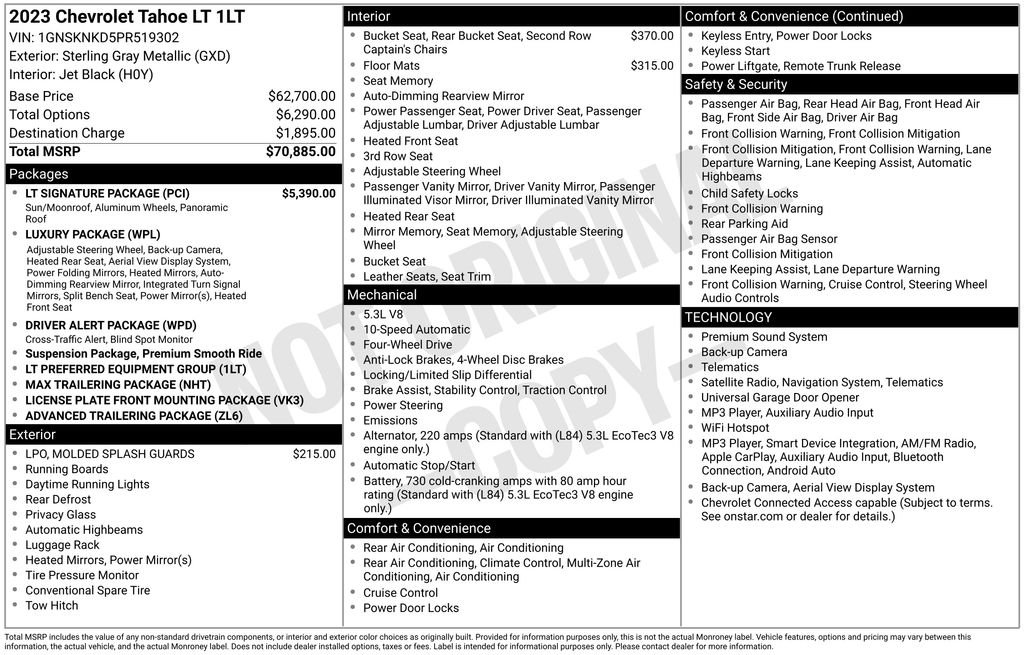 Used 2023 STERLING GRAY METALLIC Chevrolet LT image 28