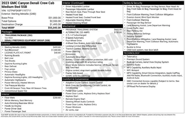 Used 2023 Sterling Metallic GMC Denali image 11