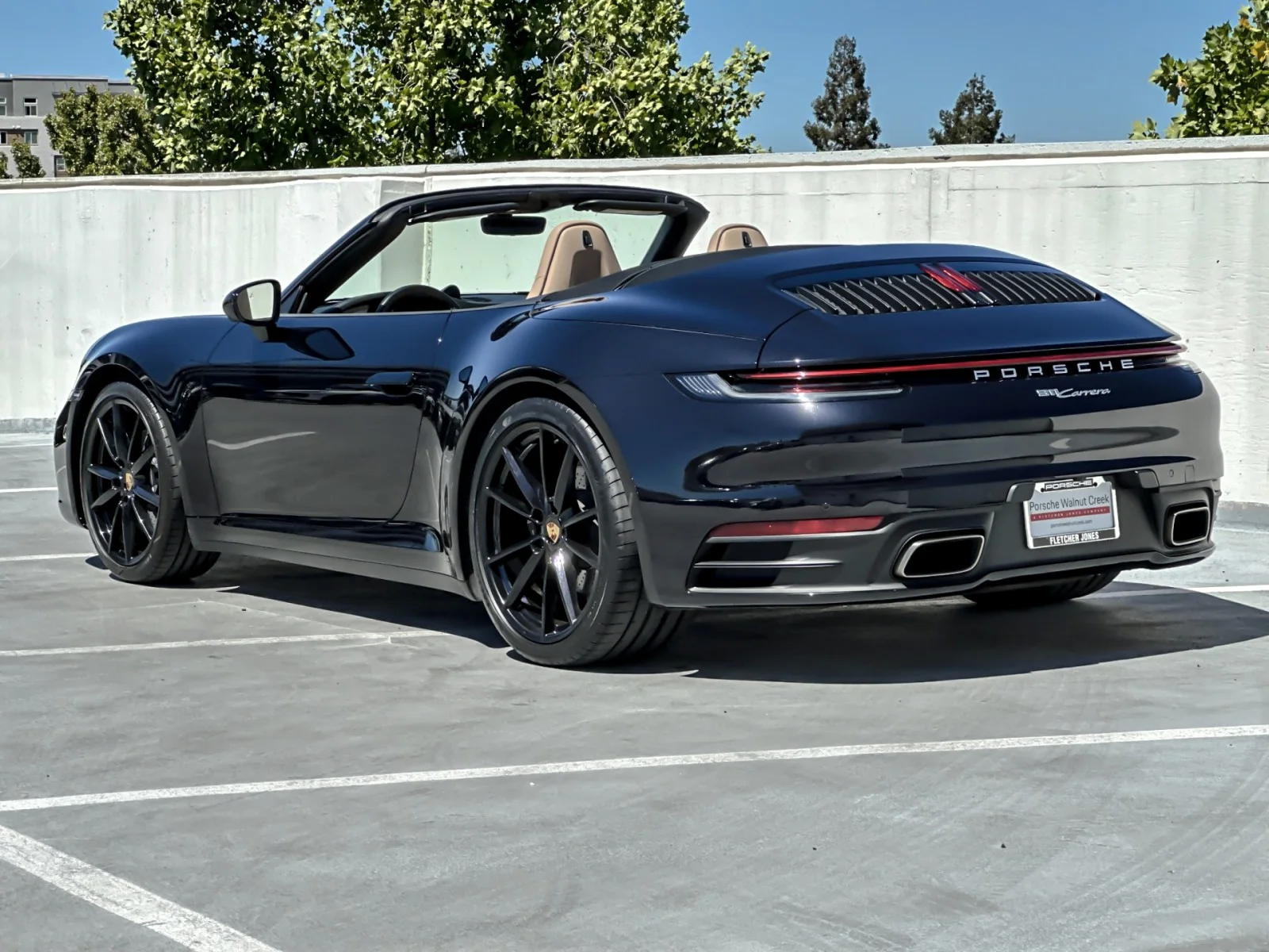 Used 2023 Jet Black Metallic Porsche Carrera Cabriolet image 3